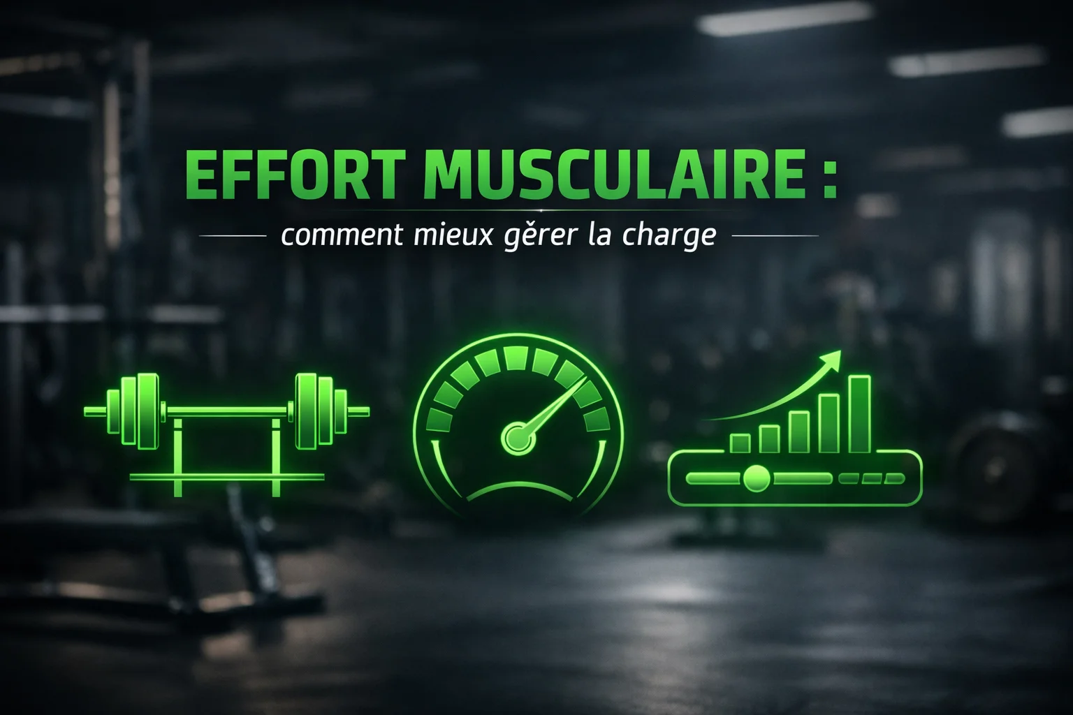 Effort musculaire : comment mieux gérer la charge