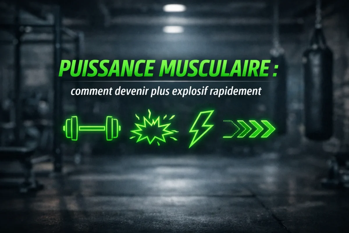 Puissance musculaire : comment devenir plus explosif rapidement