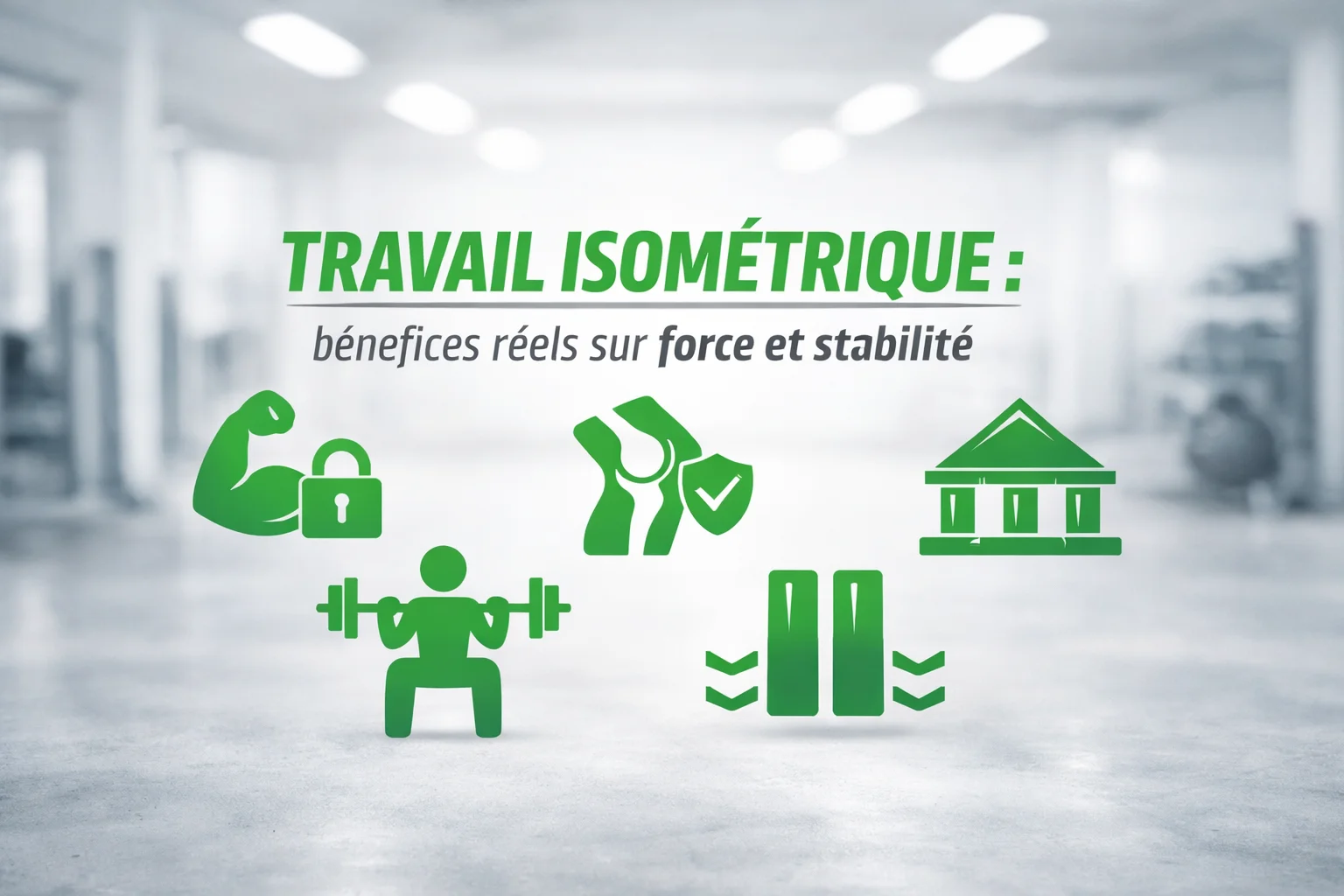 Travail isométrique : bénéfices réels sur force et stabilité