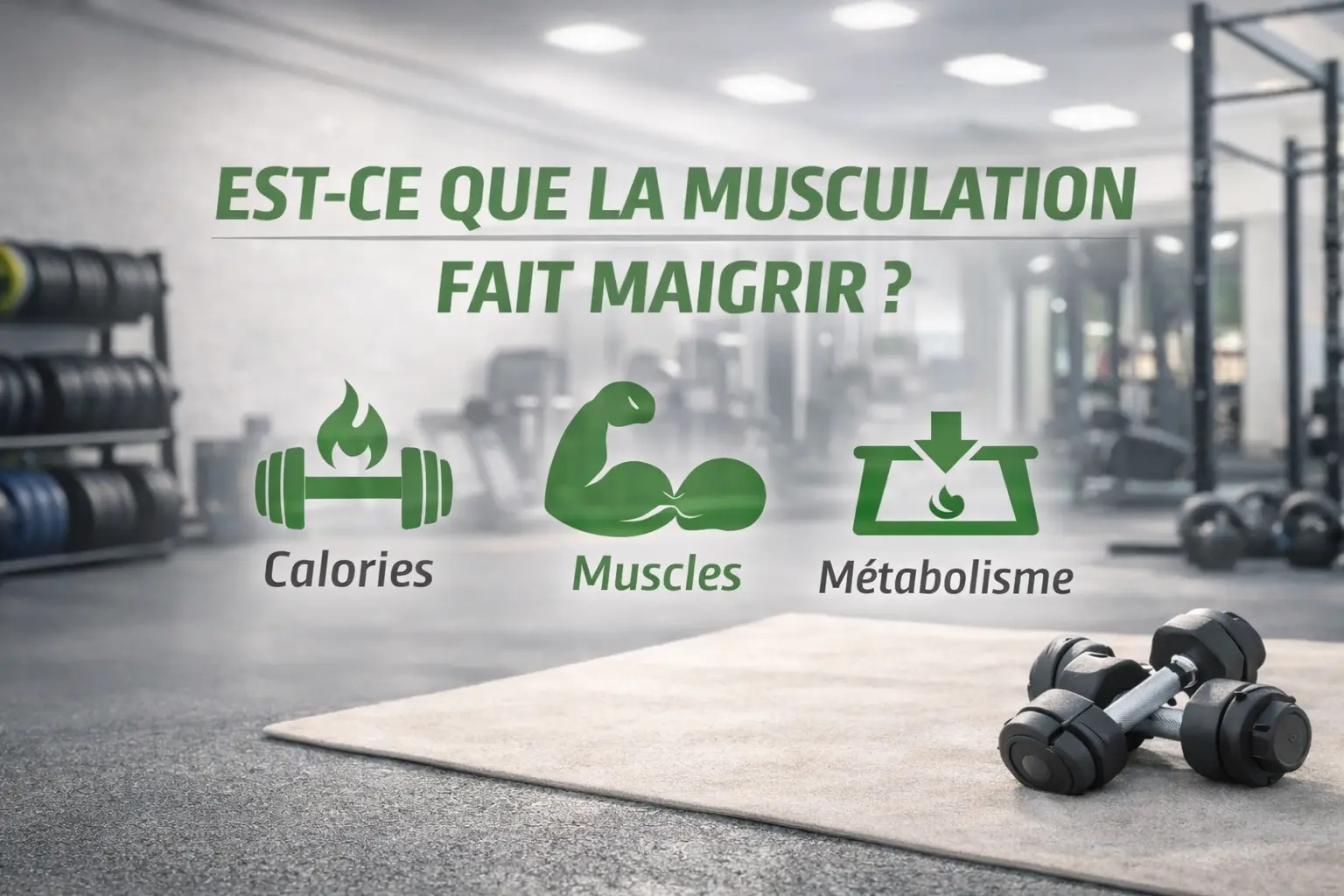 musculation fait maigrir