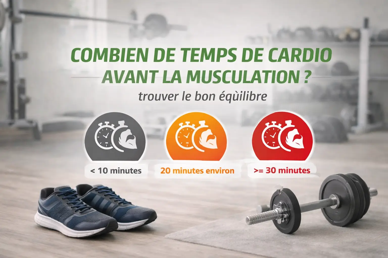 temps de cardio avant la musculation