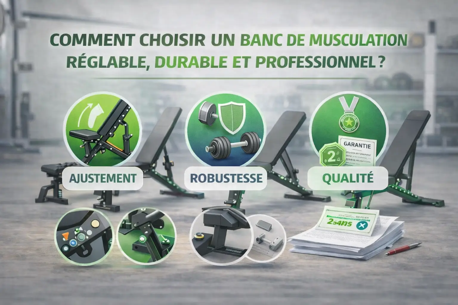 choisir un banc de musculation