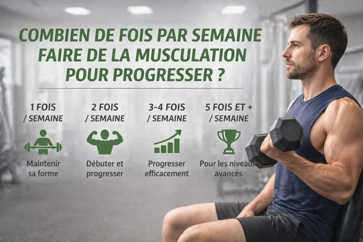 combien de fois par semaine faire de la musculation