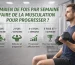 combien de fois par semaine faire de la musculation