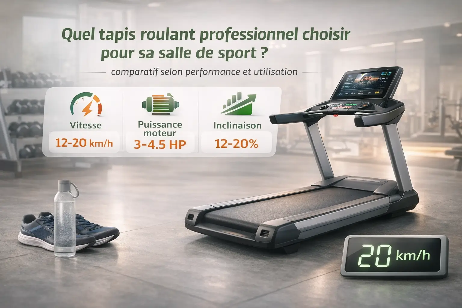 tapis roulant pour sa salle de sport