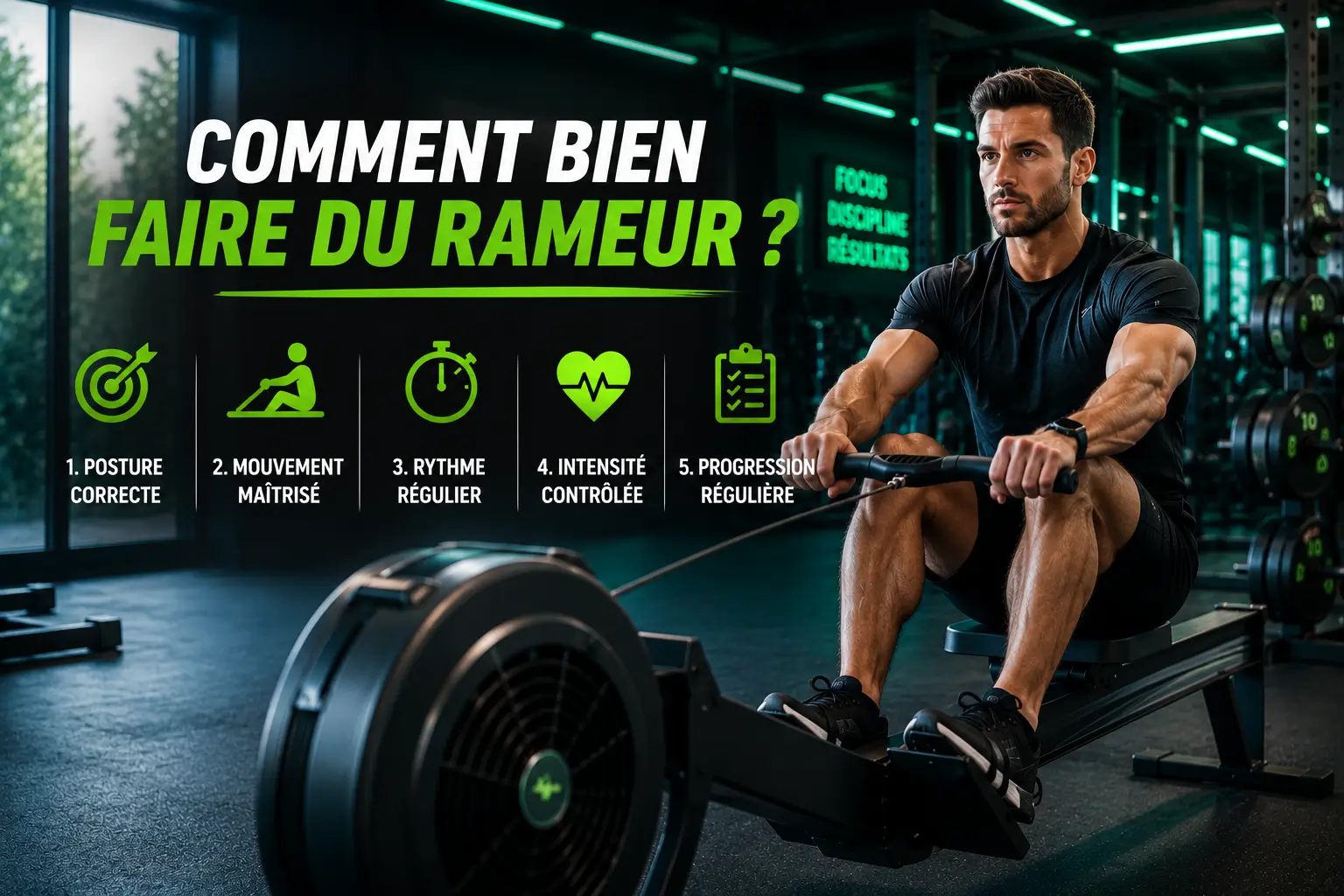 bien faire du rameur