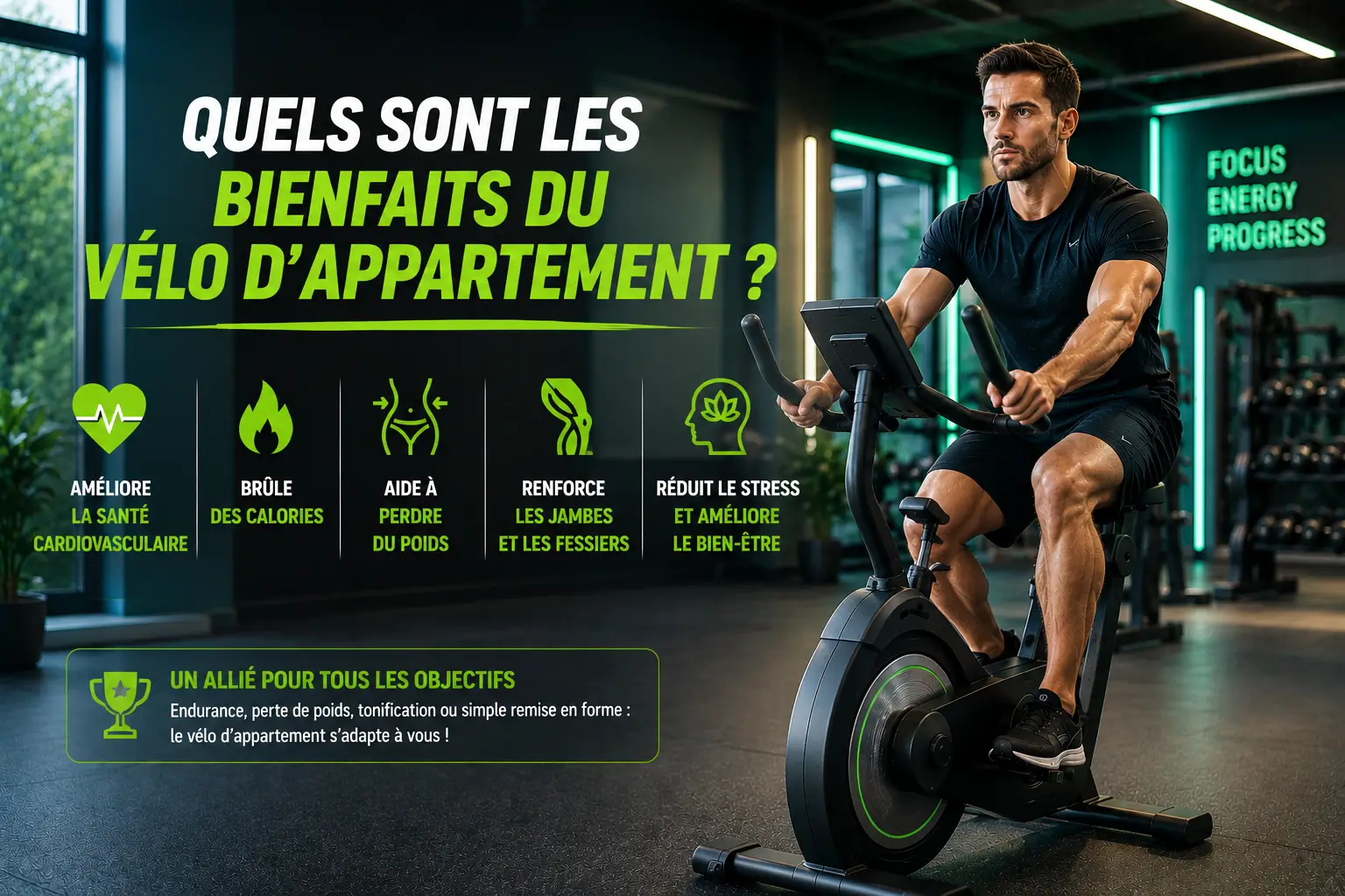 bienfaits du vélo d-appartement